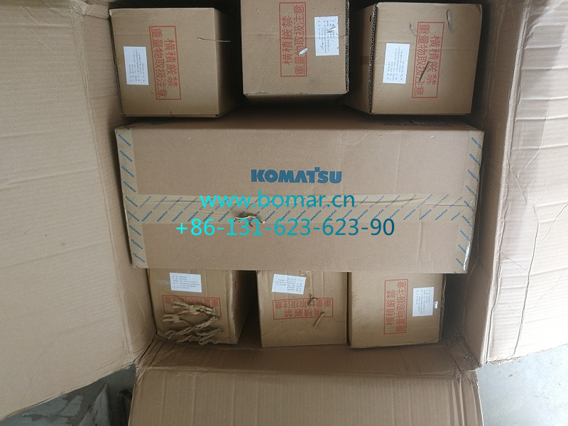 Komatsu Spare Parts Packed and Waiting for Air
